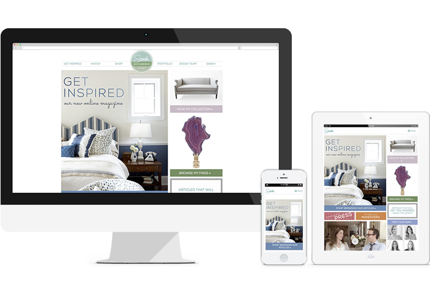 Sarah Richardson Design Responsive Website