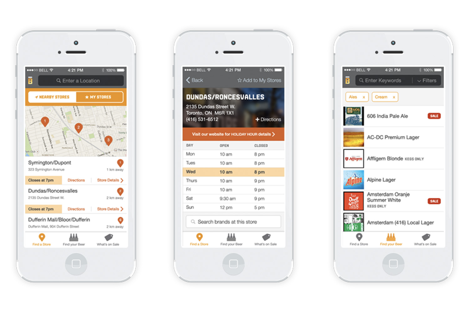 The Beer Store Mobile App